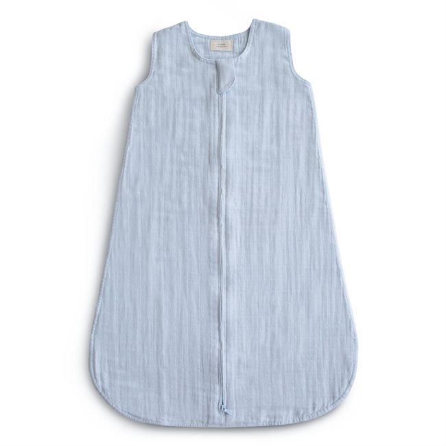 Mushie Muslin Sleep Bag - Baby Blue