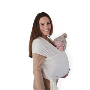 Mushie Baby Carrier Wrap Ivory