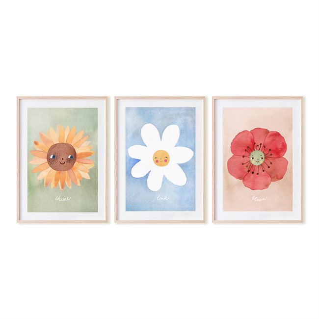 Mushie Posters 3-Pack - Floral