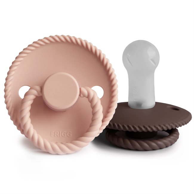 FRIGG Limited Autumn Collection - Rope Silicone 2-Pack - Blush/Cocoa - Size 1