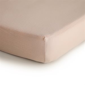 Mushie Crib Sheet - Medium - Blush
