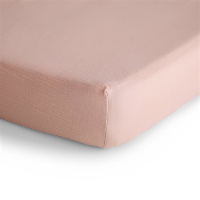 Mushie Crib Sheet - Small - Blush