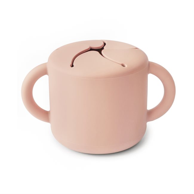 Mushie Silicone Snack Cup - Blush
