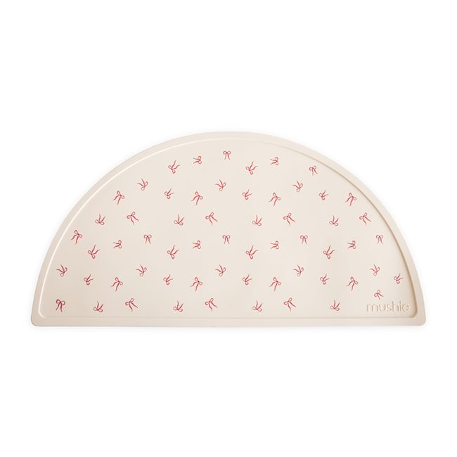 Mushie Silicone Mat - Bows