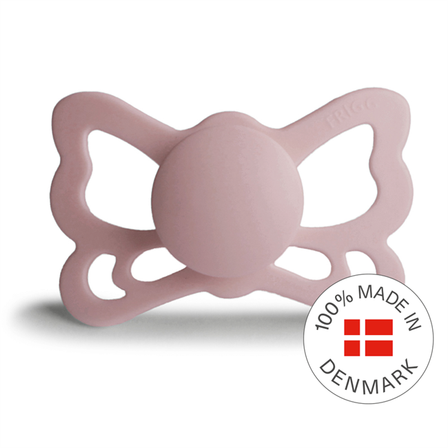 FRIGG Butterfly - Anatomical Silicone Pacifier - Blush - Size 2