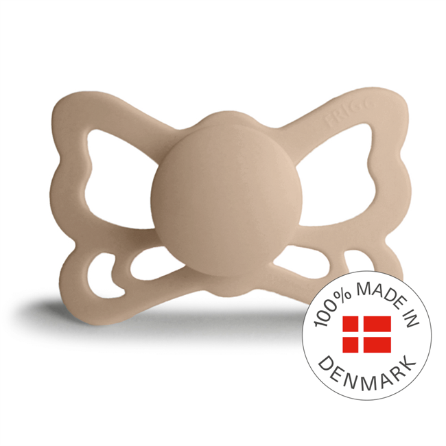 FRIGG Butterfly - Anatomical Silicone Pacifier - Croissant - Size 2