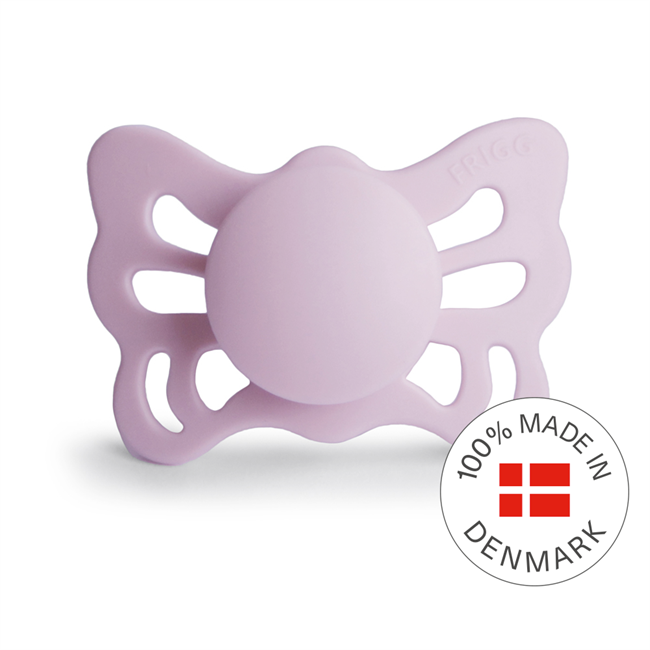 FRIGG Butterfly - Anatomical Silicone Pacifier - Soft Lilac - Size 1