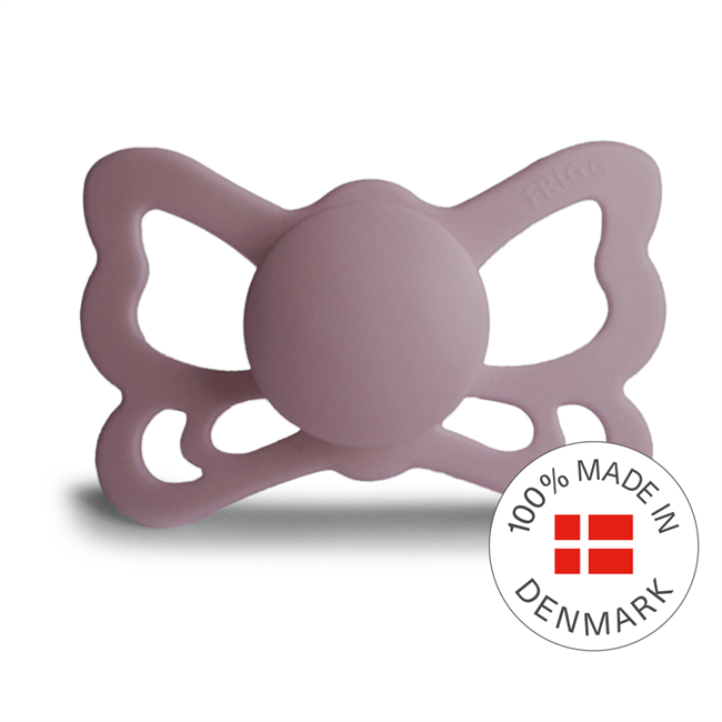 FRIGG Butterfly - Anatomical Silicone Pacifier - Twilight Mauve - Size 2