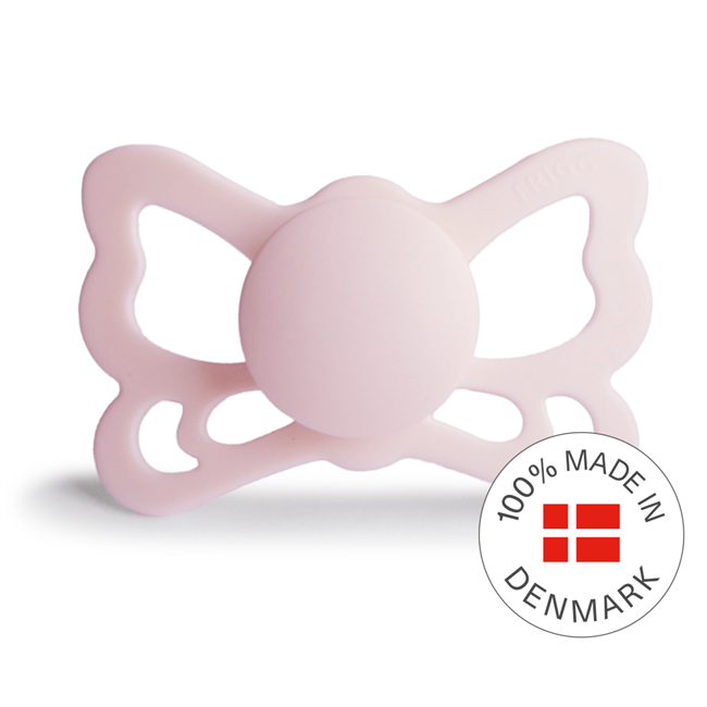 FRIGG Butterfly - Anatomical Silicone Pacifier - White Lilac - Size 2