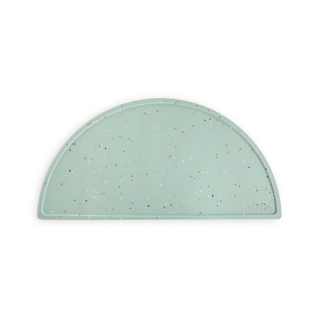 Mushie Silicone Placemat - Cambridge Blue Confetti