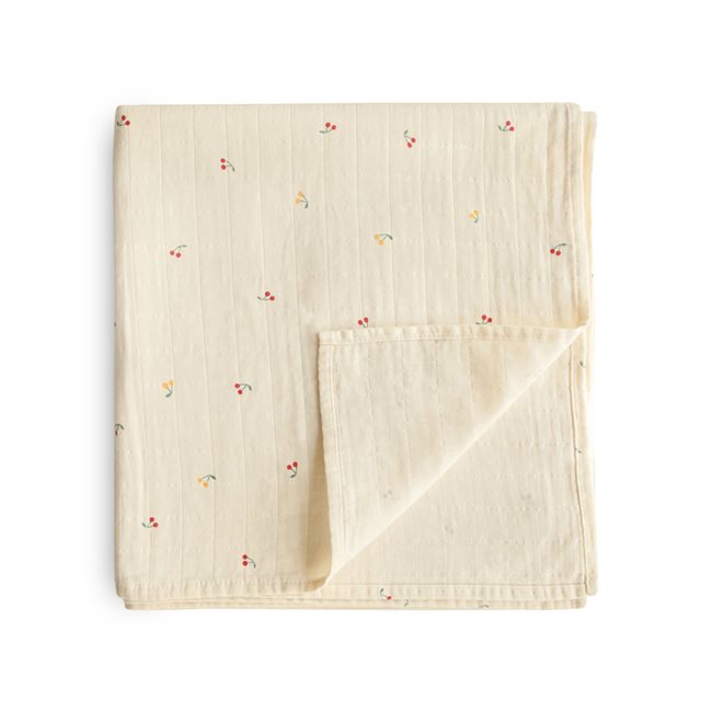 Mushie Swaddle - Cherries
