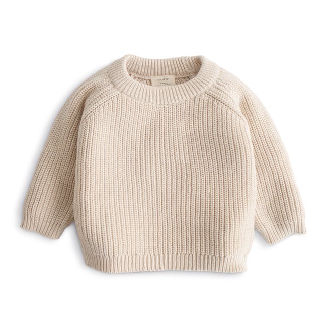 Mushie Chunky Knit Sweater - Made from organic cotton.