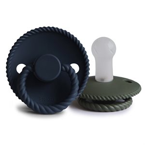 FRIGG Limited Autumn Collection - Rope Silicone 2-Pack - Dark Navy/Olive - Size 2