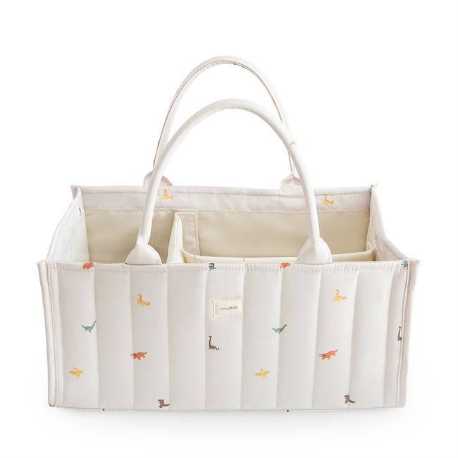 Mushie Diaper Caddy - Dinosaurs