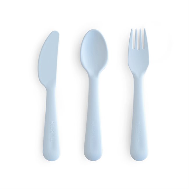 Mushie Cutlery Set - Powder Blue