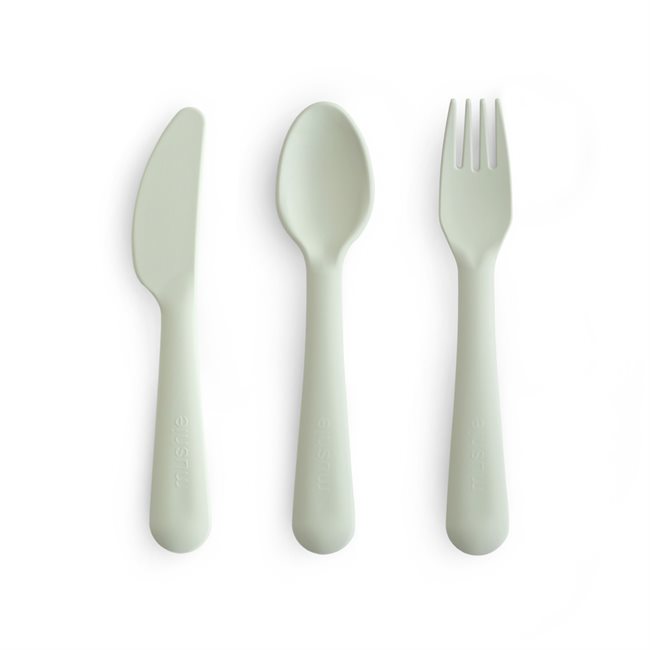 Mushie Cutlery - Sage