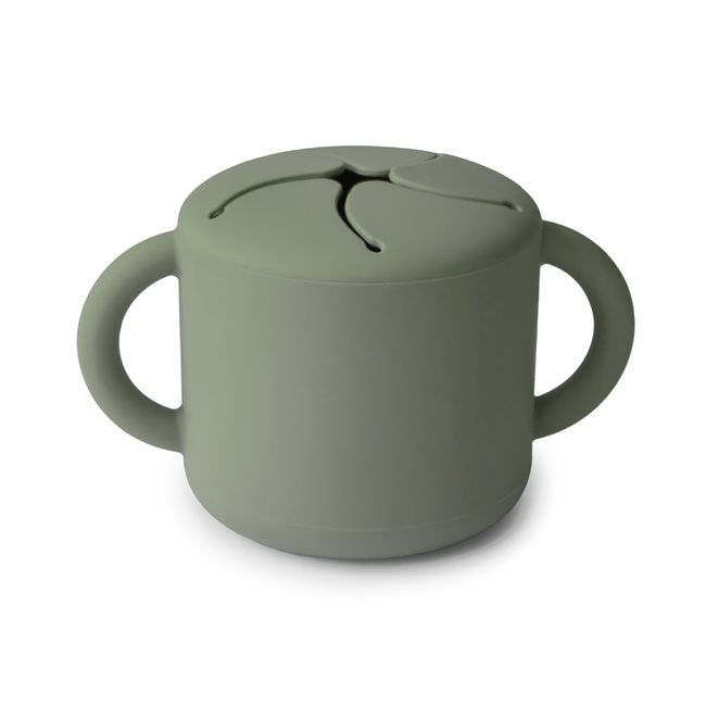 Mushie Silicone Snack Cup - Dried Thyme