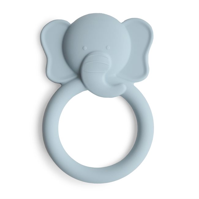 Mushie Teether - Elephant - Cloud
