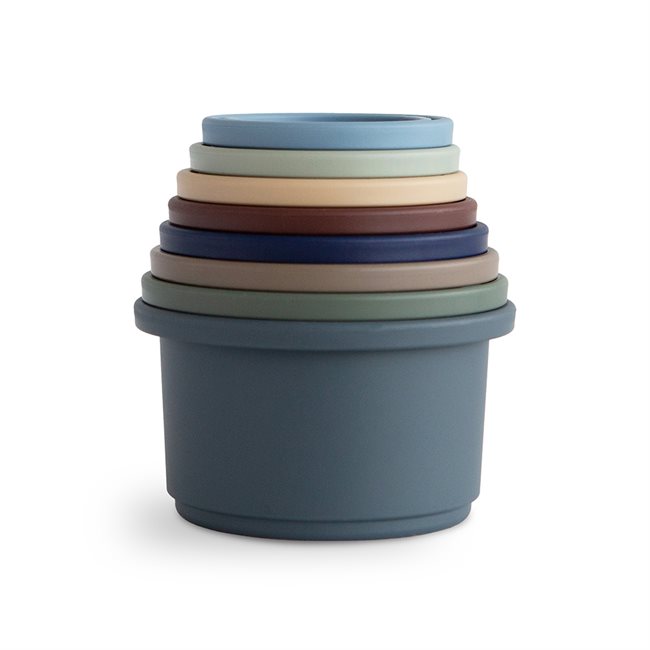 Mushie Stacking Cups - Forest