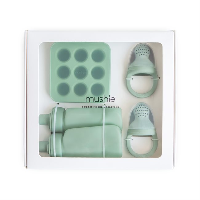Mushie Fresh Food Utilities - Cambridge Blue