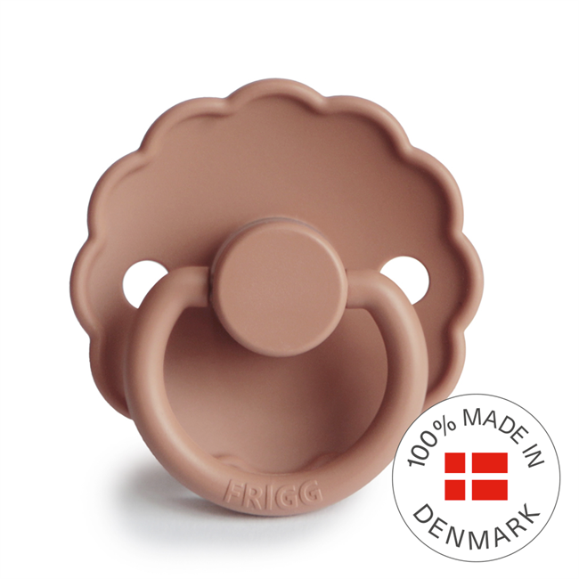 FRIGG Pacifier Daisy Rose Gold
