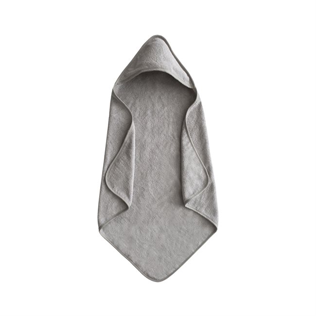 Mushie Hooded Towel - Gray