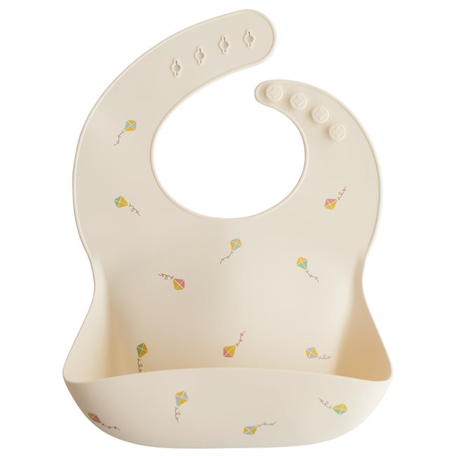 Mushie Silicone Bib - Kites