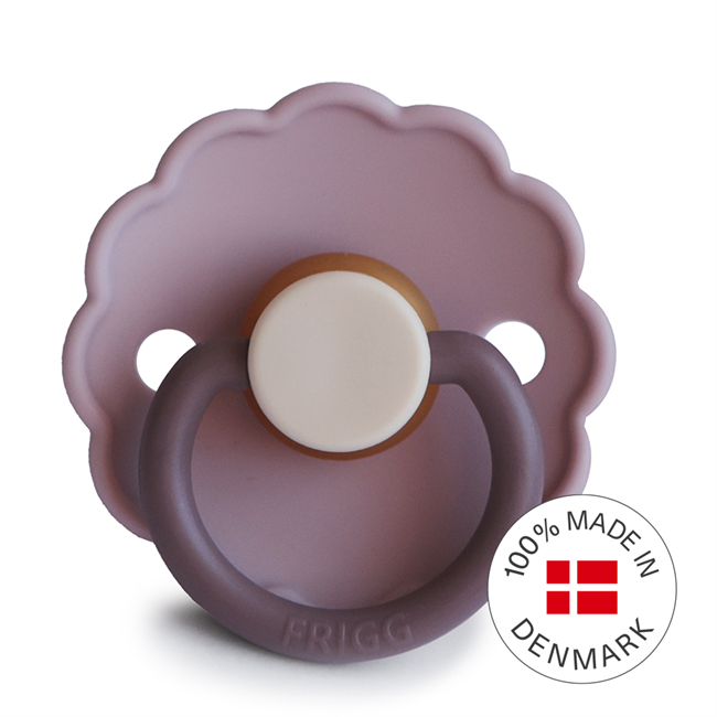 FRIGG Daisy - Round Latex Pacifier - Lavender Haze - Size 2