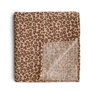 Mushie Swaddle - Leopard