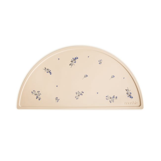 Mushie Silicone Placemat - Lilac Flowers