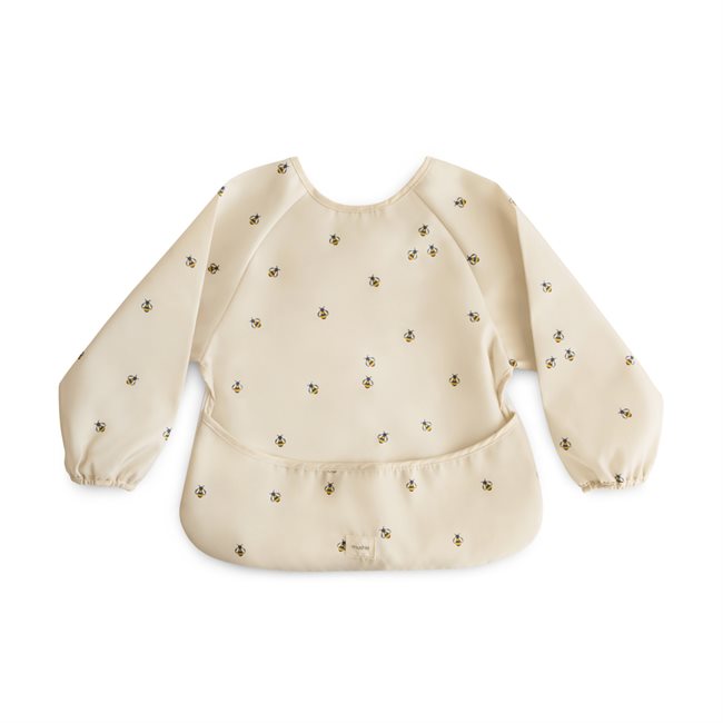 Mushie ​​Long Sleeve Bib​ - Bees