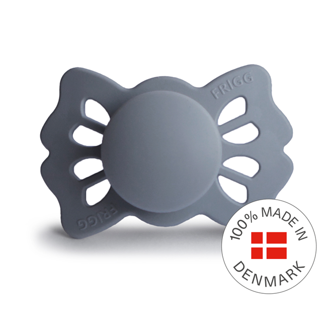 FRIGG Lucky - Symmetrical Silicone Pacifier - Great Gray - Size 1