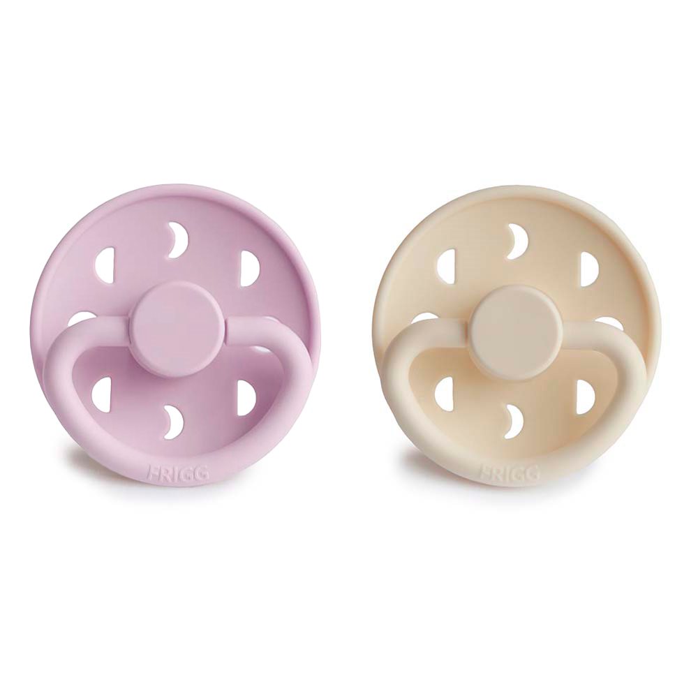 FRIGG Moon Phase Silicone 2-Pack Soft Lilac/Cream - Size 1