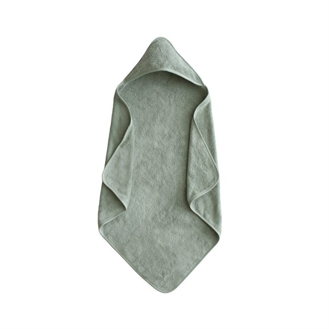 Mushie Hooded Towel - Moss