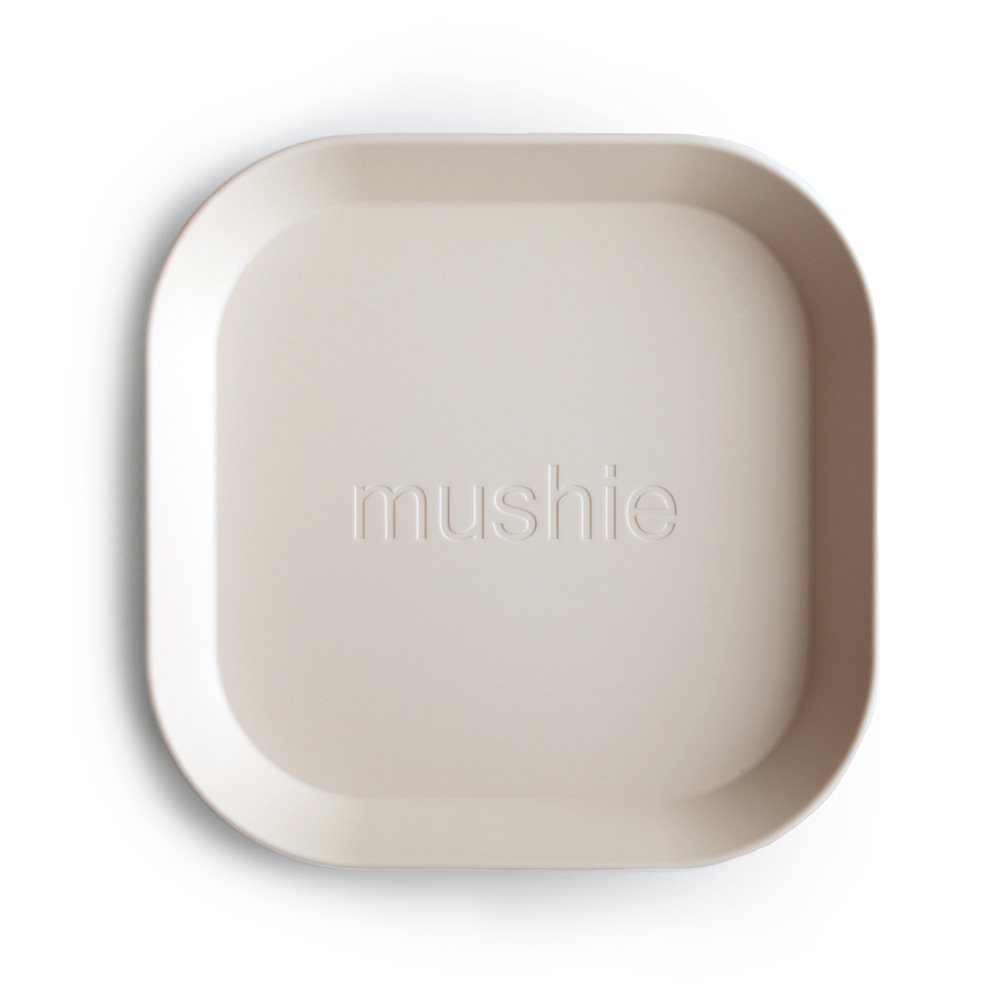 Mushie Square Dinner Bowl - Ivory