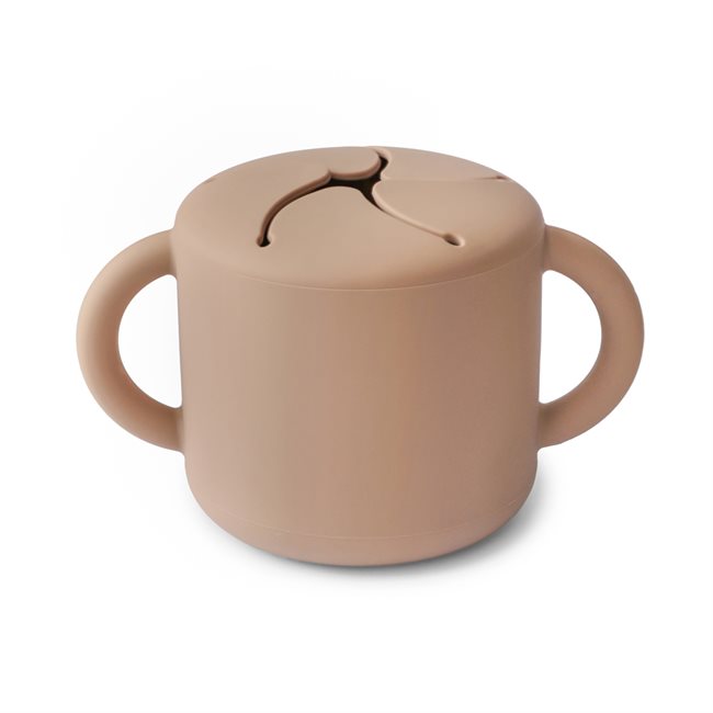 Mushie Silicone Snack Cup - Natural