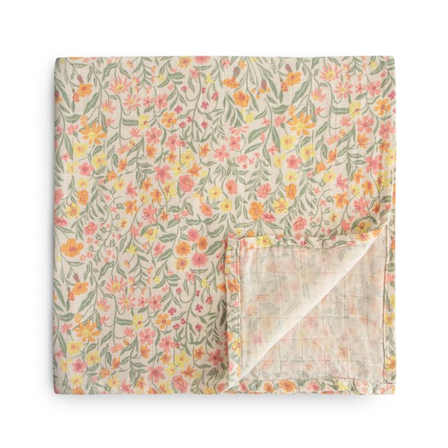 Mushie Swaddle - Pastel Blooms