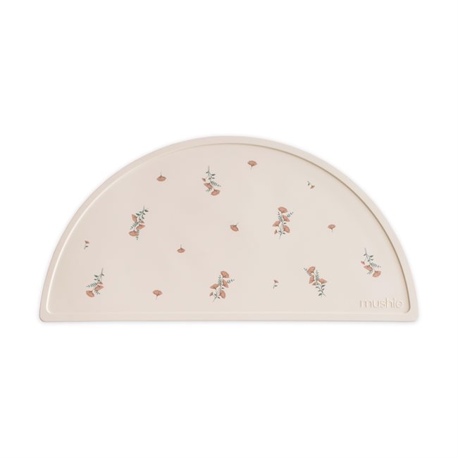 Mushie Silicone Mat - Pink Flowers