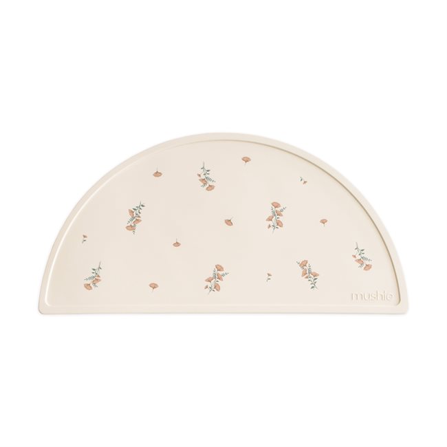 Mushie Silicone Placemat - Pink Flowers