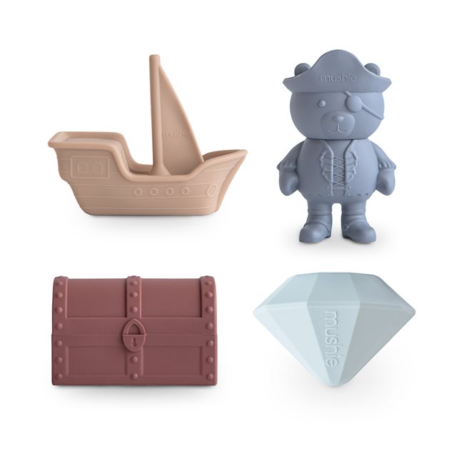 Mushie Mold Free Bath Play Set - Pirate