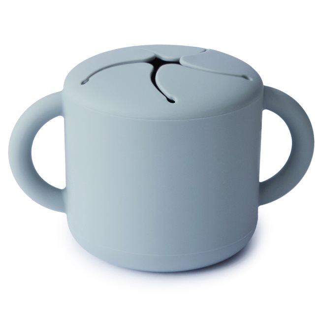Mushie Snack Cup - Powder Blue