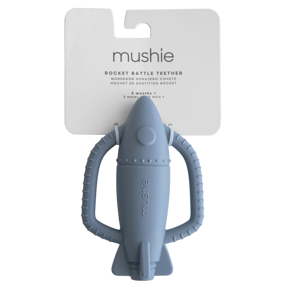 Rocket Rattle Teether Mushie Rocket Rattle Teether - Tradewinds