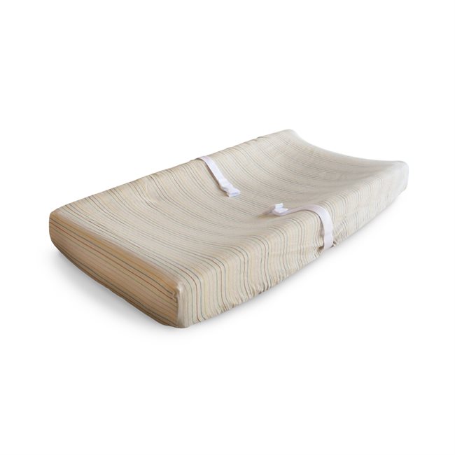 Mushie Changing Pad Cover - Retro Stripe