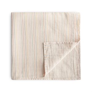Mushie Swaddle - Retro Stripes