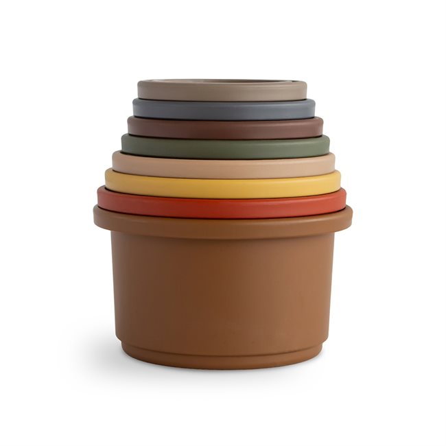 Mushie Stacking Cups - Retro