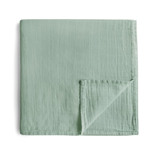 Mushie Swaddle - Roman Green
