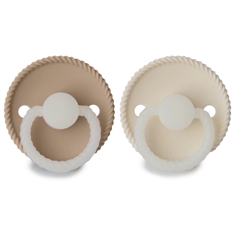 FRIGG Rope Night Silicone 2-Pack Cream/Croissant - Size 1