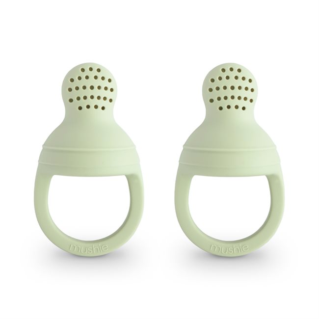 Mushie Silicone Fresh Food Feeder 2-pack - Sage