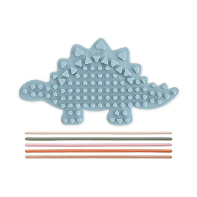 Mushie Silicone Sensory Toy - Dino