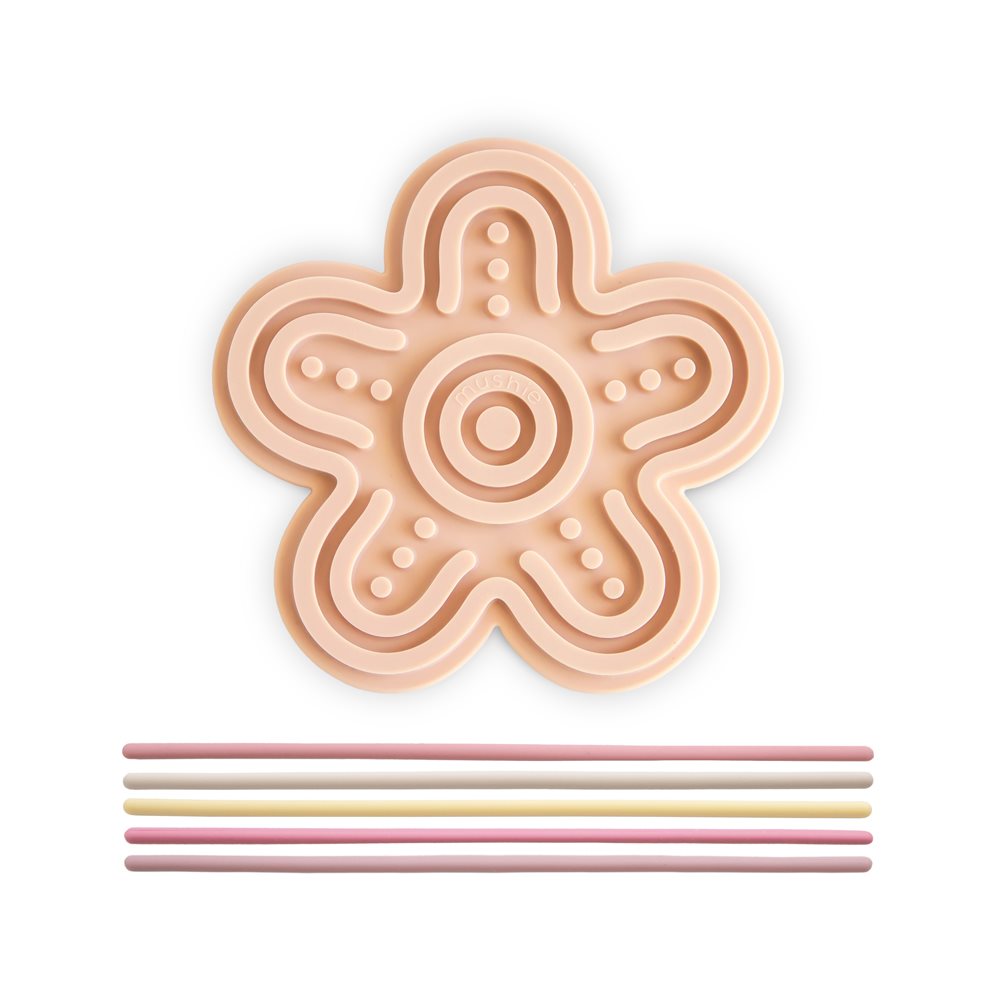 Mushie Silicone Sensory Toy - Petal